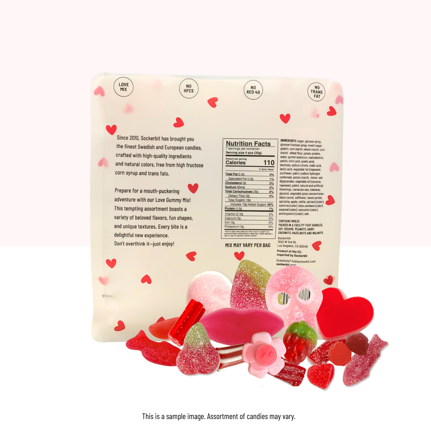 Love Mix Swedish Candy Pouch