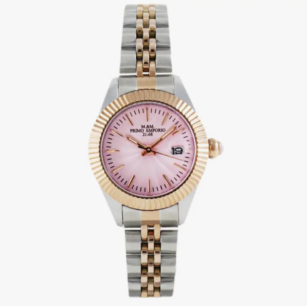 M M Primo Emporio Two Tone Women S Watch 27mm Lady Date 1050ARRO Georgie K